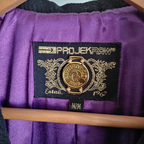 Projek Raw Wool Blend Pea Coat - Picture 6 of 8